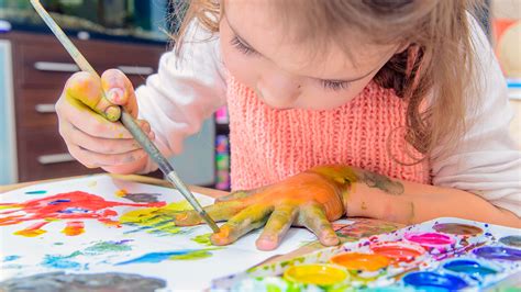 What Skills Does Painting Develop in Toddlers, and How Does It Foster Creative Expression?